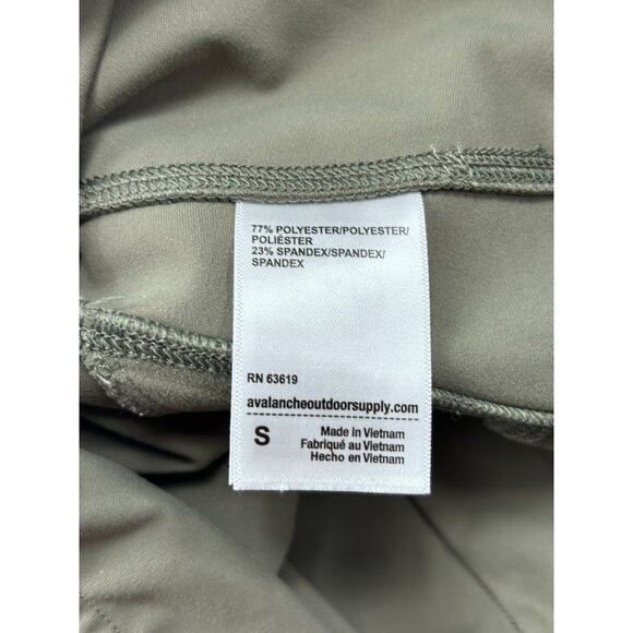 Avalanche Womens Olive Leggings S Polyester/Spandex - Picture 10 of 11